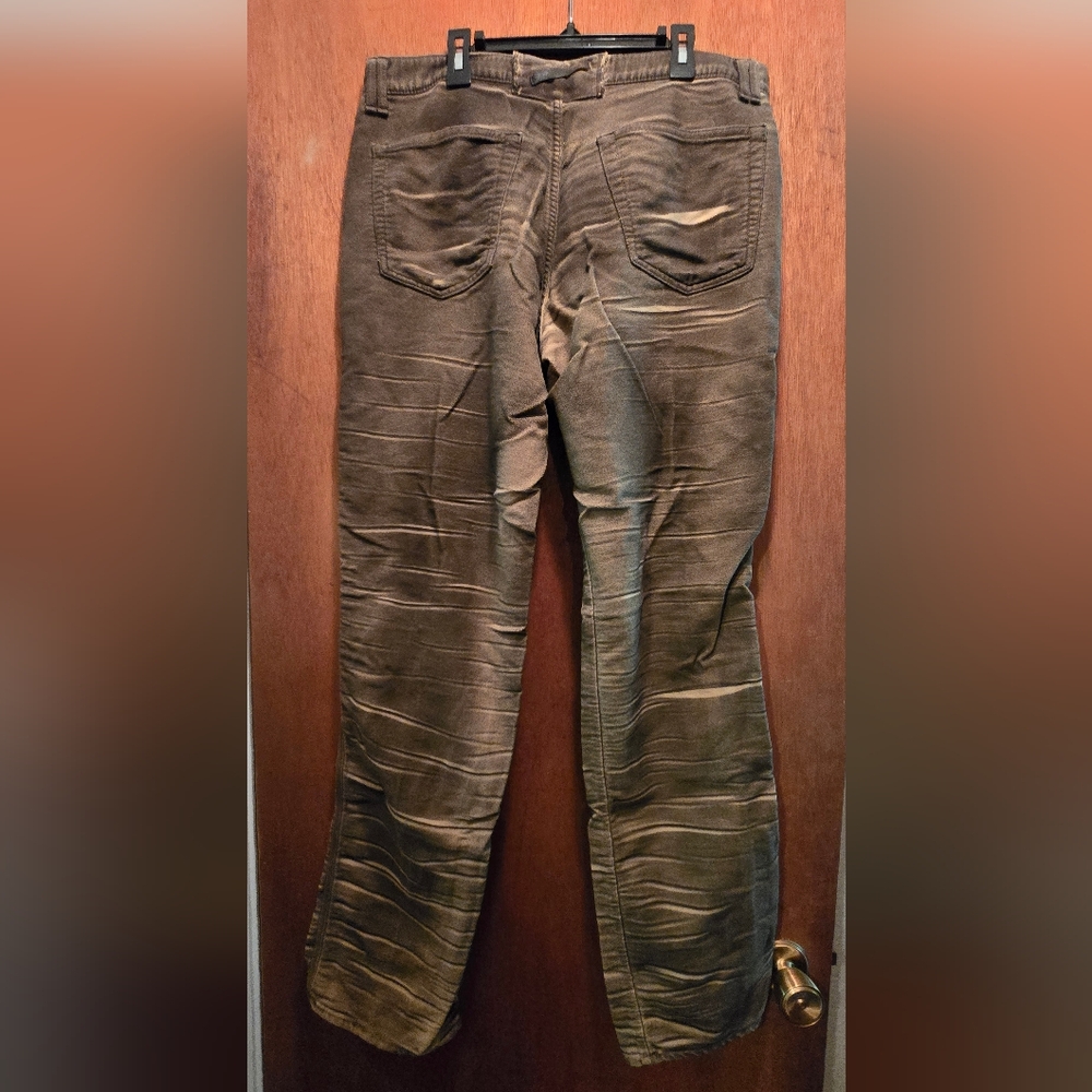 Just Cavalli RARE Brown&Tan Art Fade Vintage Cotton Pants UNISEX EU52 US36"/33" - Picture 6 of 16